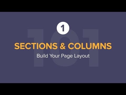 Build Your Page Layout on Elementor