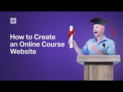 Create an Online Course Website — #MondayMasterclass