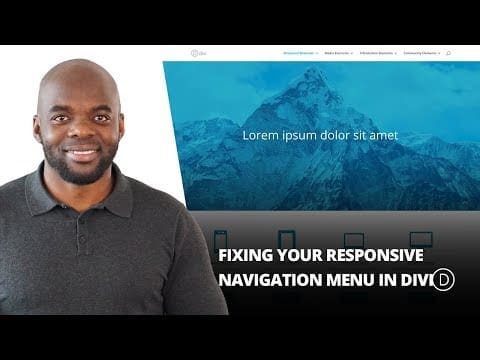 Fixing Your Responsive Navigation Menu in Divi