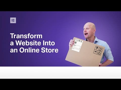 How to Transform Any WordPress Site Into an Online Store With Elementor