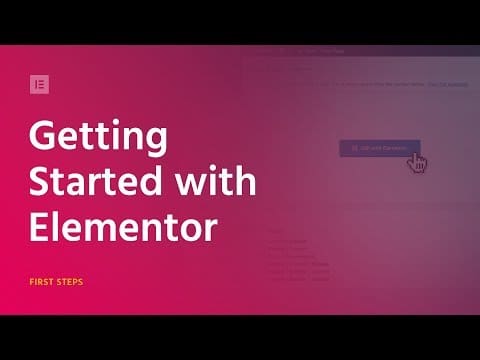 HowToUseElementorTutorial&#;BuildingYourFirstPages