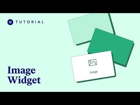 How to Use the Image Widget in Elementor