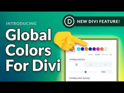 IntroducingDivi&#;sGlobalColorSystem!