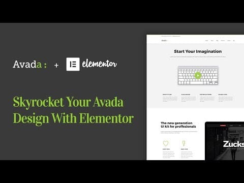 Skyrocket Your Avada WordPress Theme With Elementor page builder